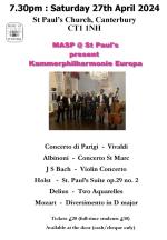 MASP @ St Pauls present Kammerphilharmonie Europa